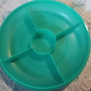 Tupperware Vintage Chip~n~Dip or Veggie Tray